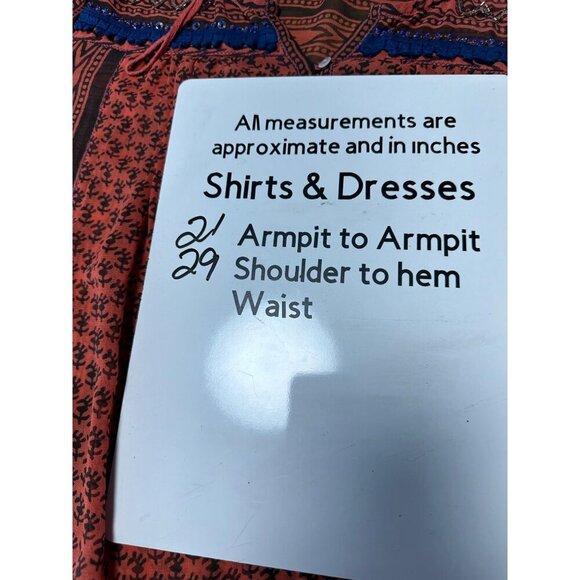 Free People Women’s Feather In The Wind Sheer Print Beaded Tunic Size M - Picture 12 of 12